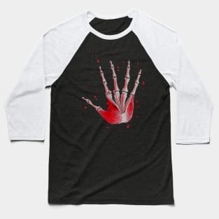 Skeleton hand Baseball T-Shirt